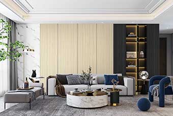 贵州轻奢风格-客厅