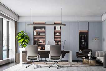 贵州轻奢风格-书房