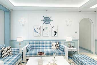 贵州地中海风格-客厅